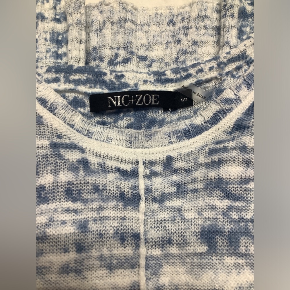 Nic+Zoe - Women’s Open Breeze Linen Blend Lightweight- Sweater, Size S - Picture 11 of 16